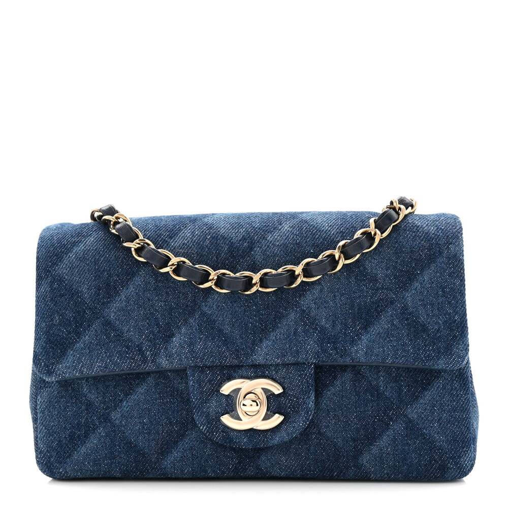 Chanel Printed Denim Quilted Mini #282282C72B